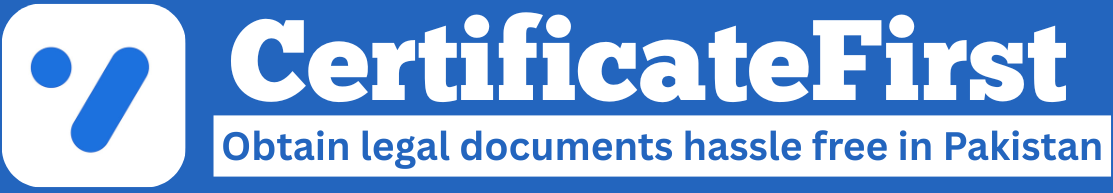 Certificate First